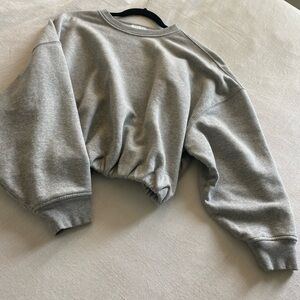 Nuuds Heather Gray Knit Top